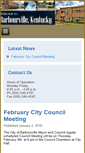 Mobile Screenshot of cityofbarbourville.com